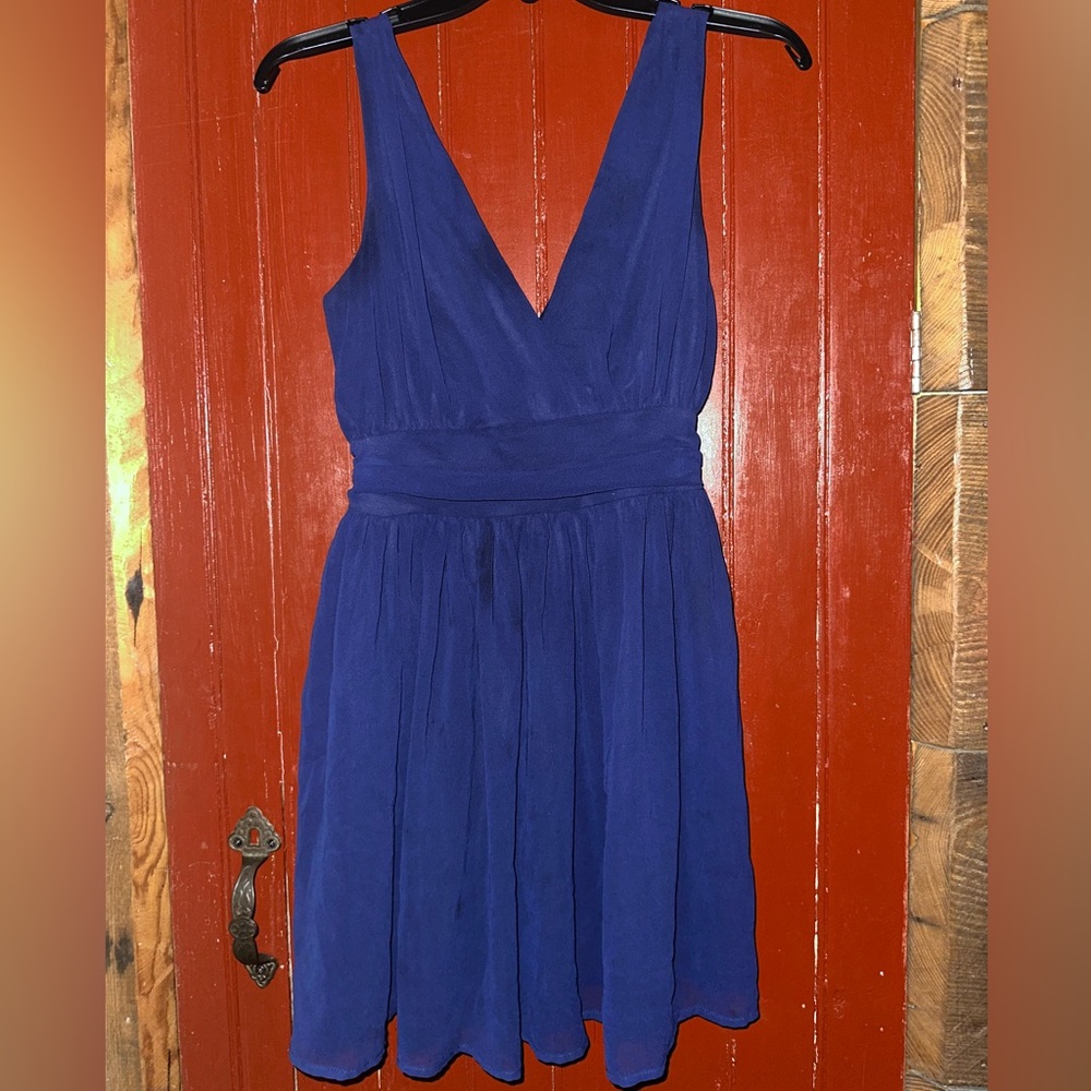 Navy Blue Charlotte Russe Dress
